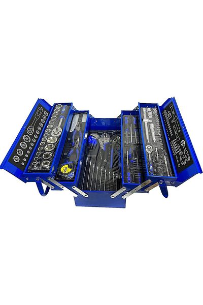 Generic 85-Piece Socket Set Toolbox with Wrenches