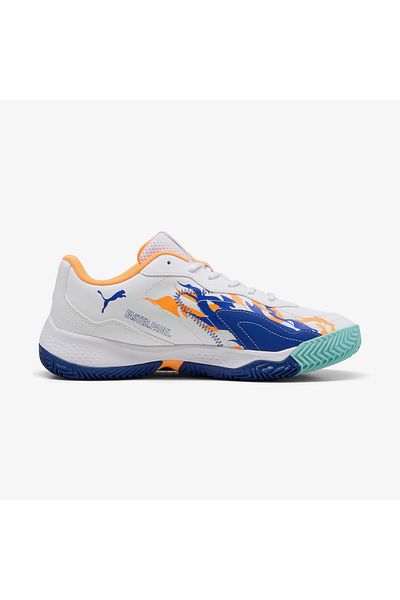 Puma Puma Nova Smash Shoes - White and Vivid Blue Heat Fi