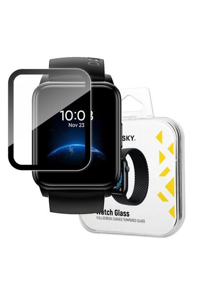 WOZINSKY Sticlă de protecție hibridă pentru Realme Watch 2 neagră
