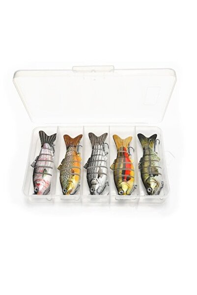 FISHINGBOX MAKE FISHING BETTER Set 5 Momeli pentru Pescuitul Știucă, Somn, Șa...