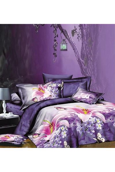 CHIRASO CHIRASO 3D Bedding Set, 6 pieces, Classic Sheet 240x250cm, Duvet Cover 200x230cm, 4 Pillowcases