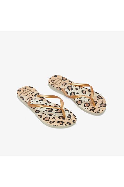 Havaianas Παντόφλες Slim Animals Gold&Beige 6516