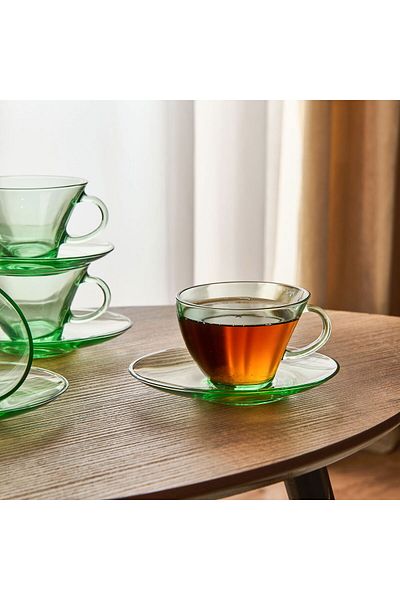 Paşabahçe Aware Set of 4 Glass Cups - Transparent