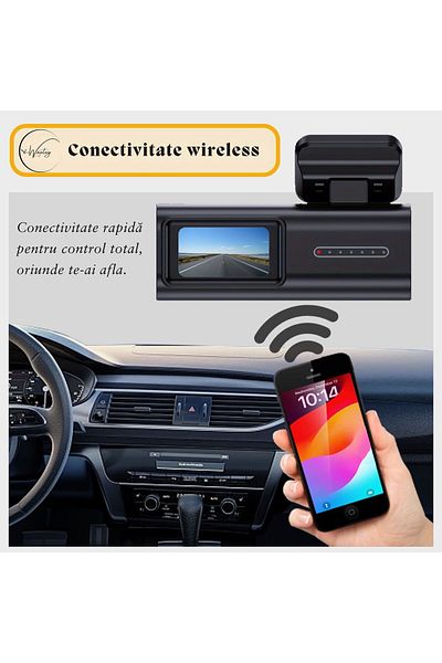 e-Wantay Car Camera ® Dualeye Hd 1080p Front 720p Rear, Night Vision, 64gb Card Included