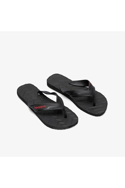 Havaianas Track Waves Unisex Black Slippers