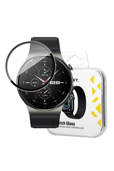 WOZINSKY Sticlă de protecție hibridă pentru Huawei Watch GT 2 42mm neagră
