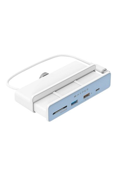 3DHyperStudio HiperDrive USB-C 6-w-1 Form-fit Hub z 4K HDMI do iMac 24" | Ilość portów HDMI: 1