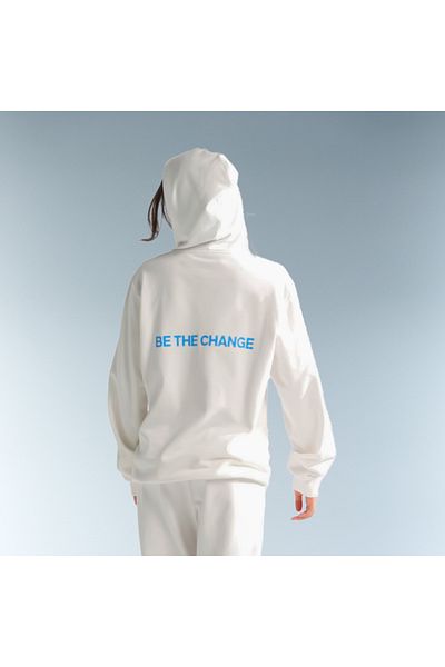ZAAS Loungewear Hoodie Set – White Eco-Friendly Sustainable Sweatshirts