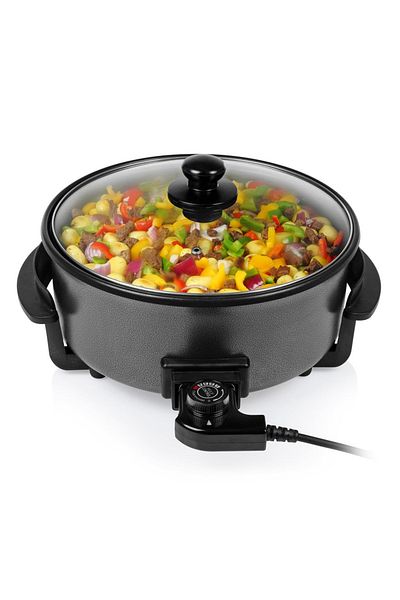 Tristar | Wielofunkcyjna patelnia grillowa XL | PZ-9135 | Średnica 30 cm | Grill | 1500 W