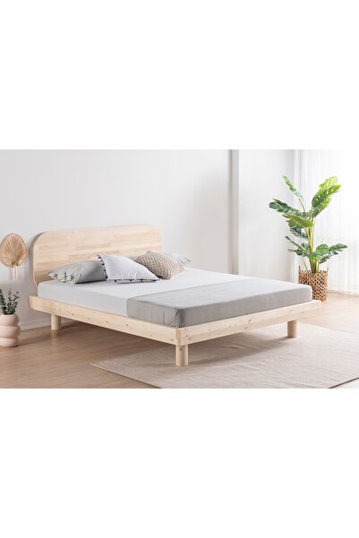 Vivense LUNA LUCAS AHŞAP KARYOLA, NATURAL, 120X200