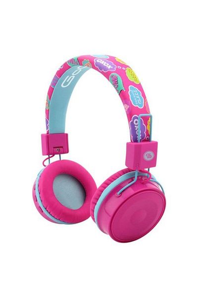 Gogen Wireless headphones for girls HBTM 32P, BT 4.2, limited volume, microphone