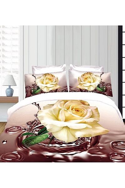 CHIRASO CHIRASO 3D Bedding Set, 6 pieces, Classic Sheet 240x250cm, Duvet Cover 200x230cm, 4 Pillowcases