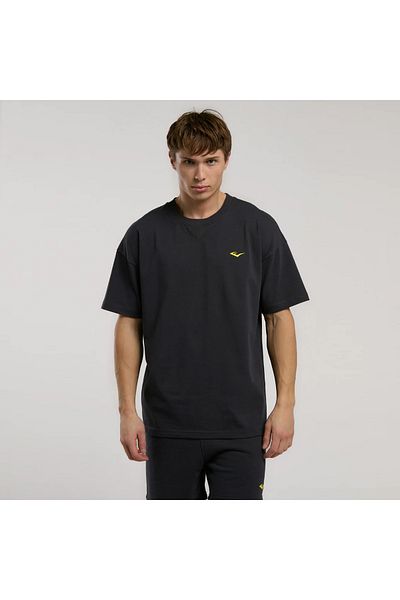 EVERLAST Ανδρικό μπλουζάκι Ever Classics Oversize με στάμπα στην πλάτη καπνιστό