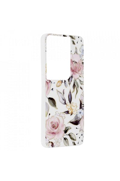 Techsuit Case For Oppo Reno8 Pro - Marble Series - Chloe White