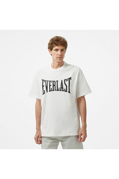 EVERLAST Ανδρικό λευκό μπλουζάκι Ever Classics Comfort Logo