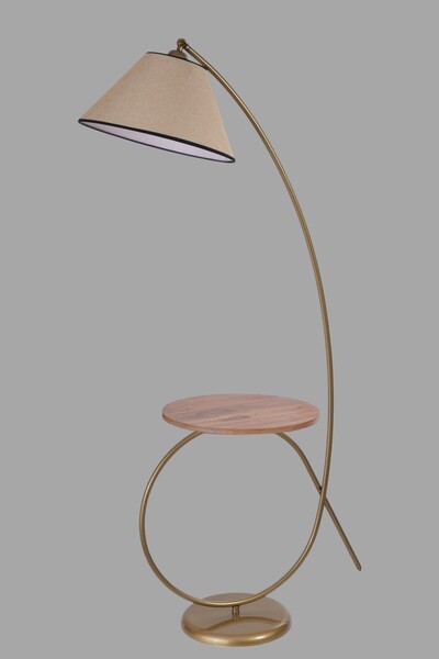 Lumexx KAYA SEHBALI ESKİTME LAMBADER PRAMİT KOYU HASIR ABAJURLU