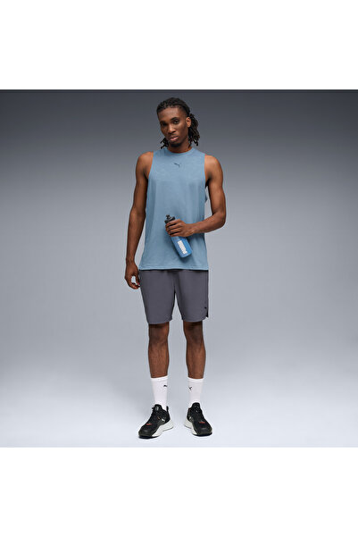 Puma Cloudspun Emboss Tank Erkek Mavi Antrenman Atleti