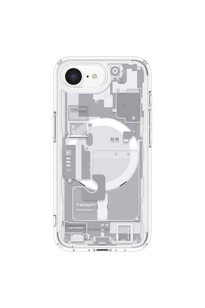 Spigen Carcasă pentru iPhone 16e - Ultra Hybrid Zero One MagSafe - Albă
