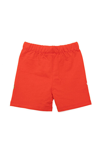 NİCKELODEON PAW Patrol - Erkek Bebek Şort Reçme Paça Kırmızı