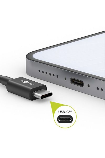 goobay Cablu de încărcare și sincronizare USB-C, 2 m | 51243