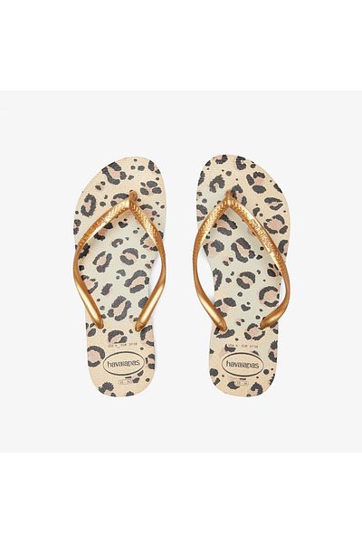 Havaianas Παντόφλες Slim Animals Gold&Beige 6516