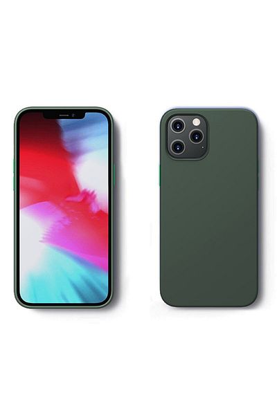 Joyroom Ochronne etui do iPhone 12 Pro Max Color Series zielony
