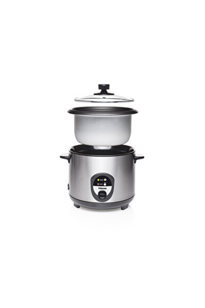 Tristar | Urządzenie do gotowania ryżu | RK-6127 | 500 W | Czarny/stal nierdzewna