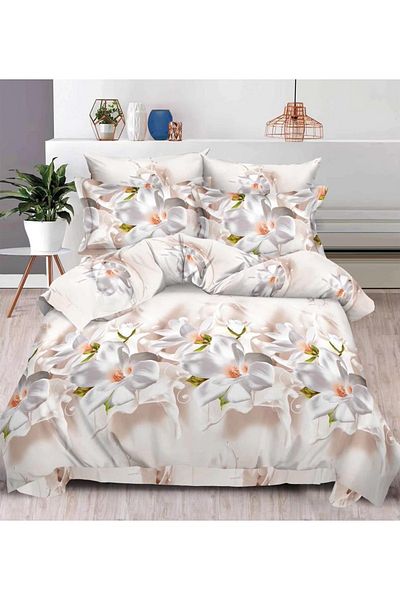 CHIRASO CHIRASO 3D Bedding Set, 6 pieces, Classic Sheet 240x250cm, Duvet Cover 200x230cm, 4 Pillowcases