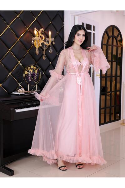 Limas lingerie 2 قطعة ثوب نوم طويل