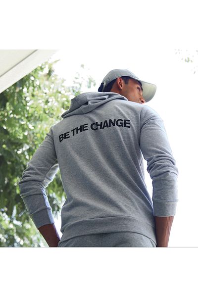 ZAAS Loungewear Hoodie Set – Grey Eco-Friendly Sustainable Sweatshirts