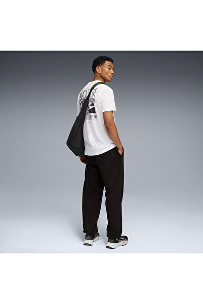 Puma Γραφικό εικονογραφημένο ανδρικό μπλουζάκι προπόνησης σε λευκό χρώμα