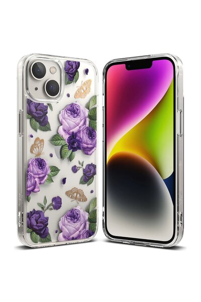 Ringke Carcasă blindată cu ramă de gel pentru iPhone 14 Plus Fusion Design Pu...