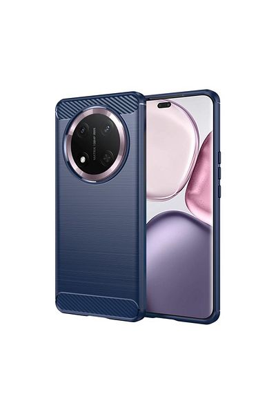 Techsuit Carcasă pentru Honor Magic7 Lite / X9c - Silicon Carbon - Albastră