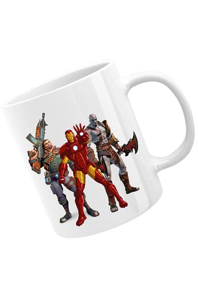 OEM Cana Ironman God of War Kratos Axe Fortnite, alba, 330 ml