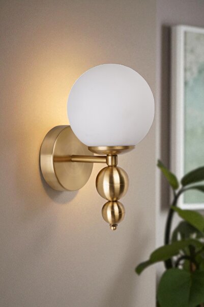 Lumexx Yaren Antique White Glass Applique