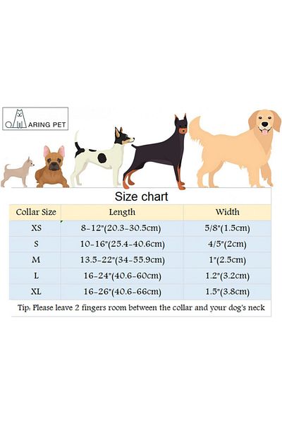 Aring Pet Set zgardă și papion pentru câini, bumbac/metal, alb/roz, mărimea M