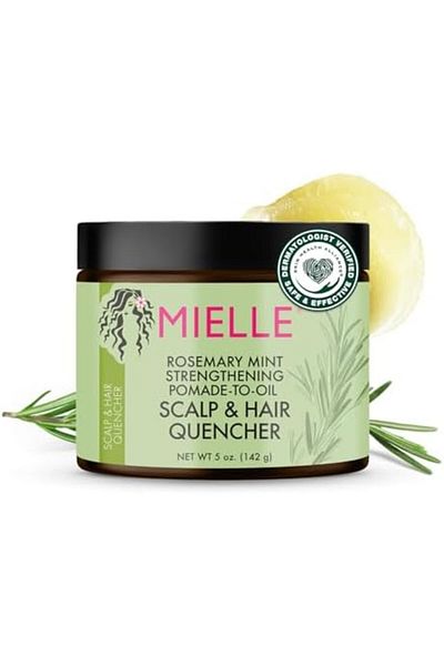 mielle organics Rosemary Mint Strengthening Pomade-To-Oil Scalp & Hair Quencher 142g