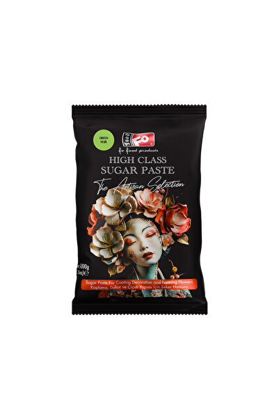 FO Yeşil High Class Kaplama, Dekor ve Çiçek Yapımı için Şeker Hamuru 1 kg