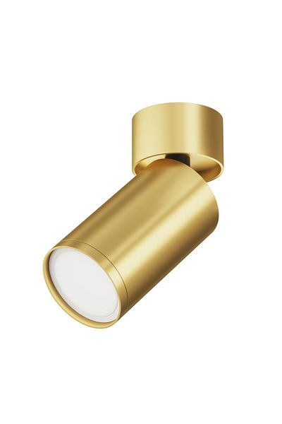 MAYTONI Focus Ceiling Light C050cl-u-1mg, 1xgu10, 10w, Gold, Ip20,