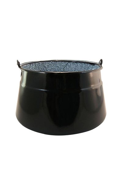 Perfect Home Enameled saucepan with handle, flat bottom, 16 L, Perfect Home