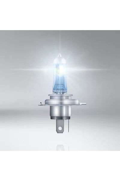 BGRJ Automotive Set of 2 halogen bulbs H4 K19, 12V, +200%