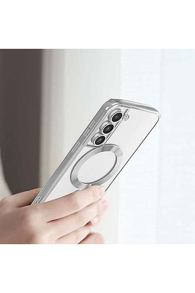 SKYDDAR INNOVATION Carcasă pentru Samsung Galaxy A36 / Galaxy A56, Luxury Shield Magsafe, rezistentă la șocuri, albastră, set de autocolante