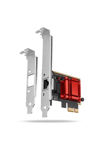Axagon PCI-Express network card with 2.5 Gbit/s transmission rate and PXE support | PCEE-G25