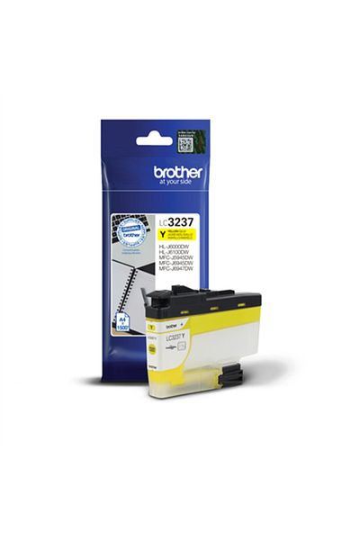 3D Brothers Brother LC3237Y Ink Cartridge - Yellow Prints 1,500 pages