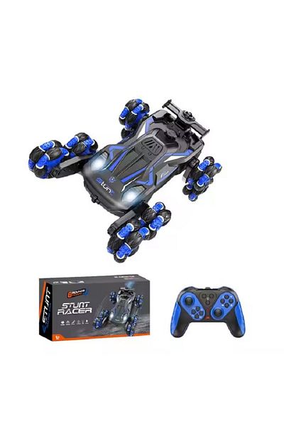 rexa 8 Wheels Remote Control Car Toy Drift Stunt Car With Spray Crawl Function Double-sided Drift Car