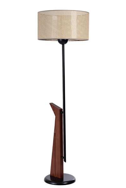 Lumexx BERZAN CEVİZ LAMBADER SİLİNDİR PETEK ABAJURLU