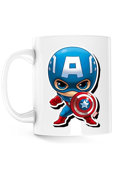 OEM Cana Captain America Chibi Action Joe Simon Jack Kirby, alba, 330 ml