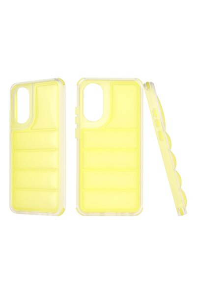 Techsuit Carcasă pentru Oppo A78 4G - Wave Shield - Galbenă