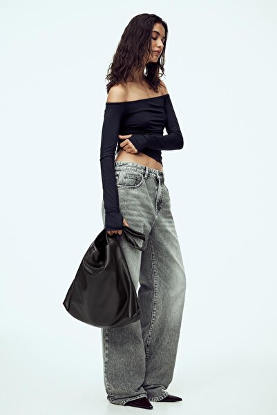 Pull & Bear Suni deri tote çanta