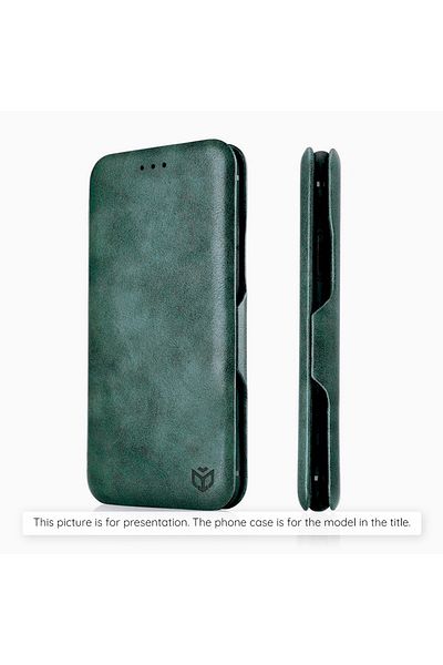 Techsuit Husă pentru Xiaomi Redmi Note 14 Pro / Poco X7 - Portofel Sigur Plus - Verde